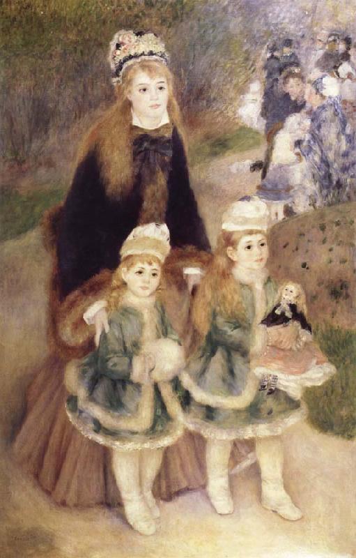 Pierre-Auguste Renoir Mother and Children Sweden oil painting art